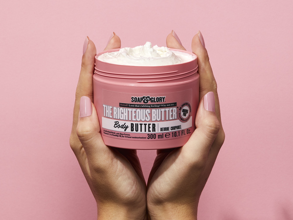 Soap And Glory Brand Page The Righteous Butter Body Butter 500X375px Double
